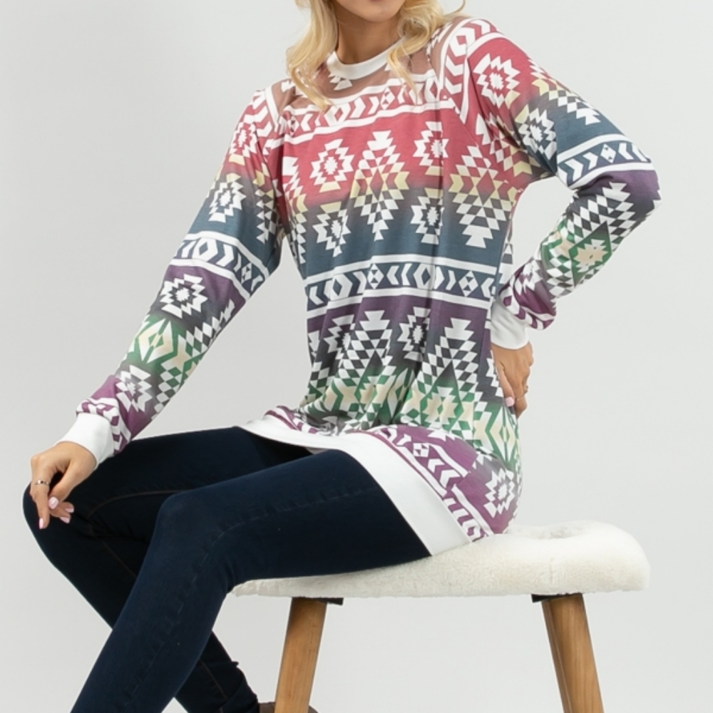 Tunic that's full of colors